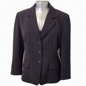 Anne Klein Pinstripe Jacket 14